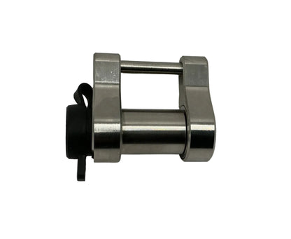 TRAILER LATCH LOCK FOR 1-1/8IN TRAILER COUPLER LATCH STAINLESS STEEL
