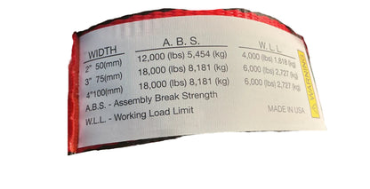 2" X 27' Spin Free Ratchet Strap Assy with Wire Hook (RED)