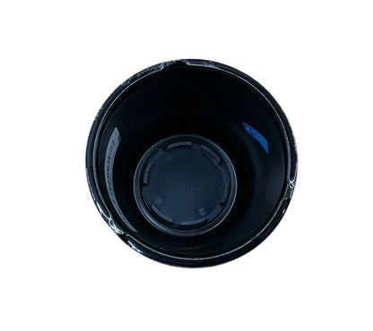 BLACK WITH BLACK AMER CHROME CAP STAINLESS PAINTED