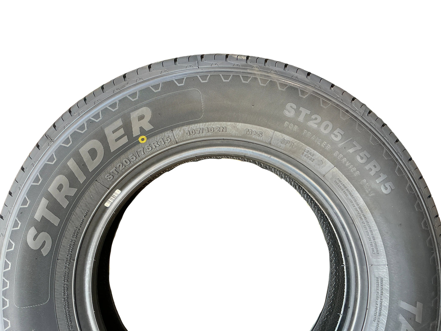 STRIDER TIRE ONLY 205/75 R15 8PLY