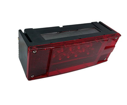 LED STT 8.06 RECT RED 18D W LIC P LIGHT