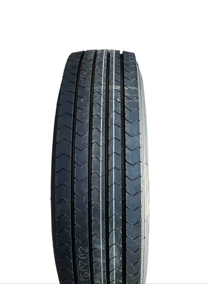 BLACK MOD 8 LUG 235/85 R16  14PLY W/RAINIER TIRE