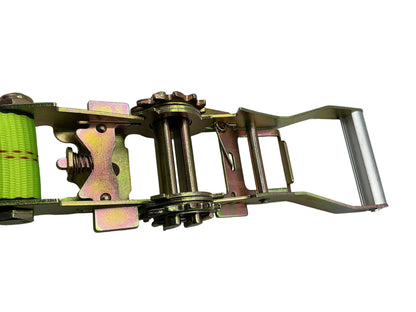 2"x 8' FIXED END RATCHET w/WIRE HOOK (HIGH VIZ WEB)