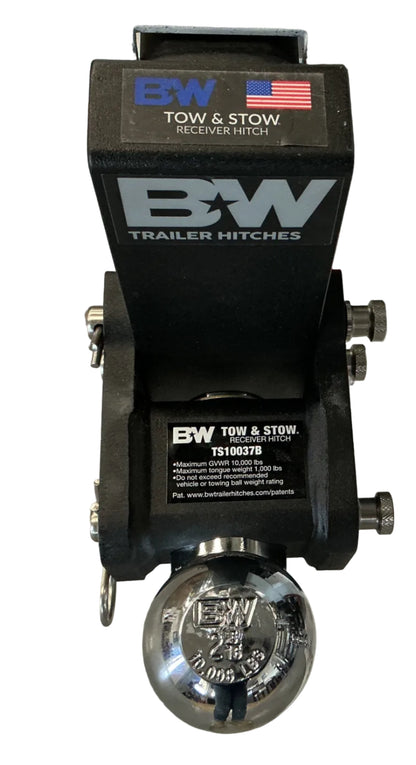 Hitch Tow&Stow Adjustable Ball 2" SHANK 5" DROP