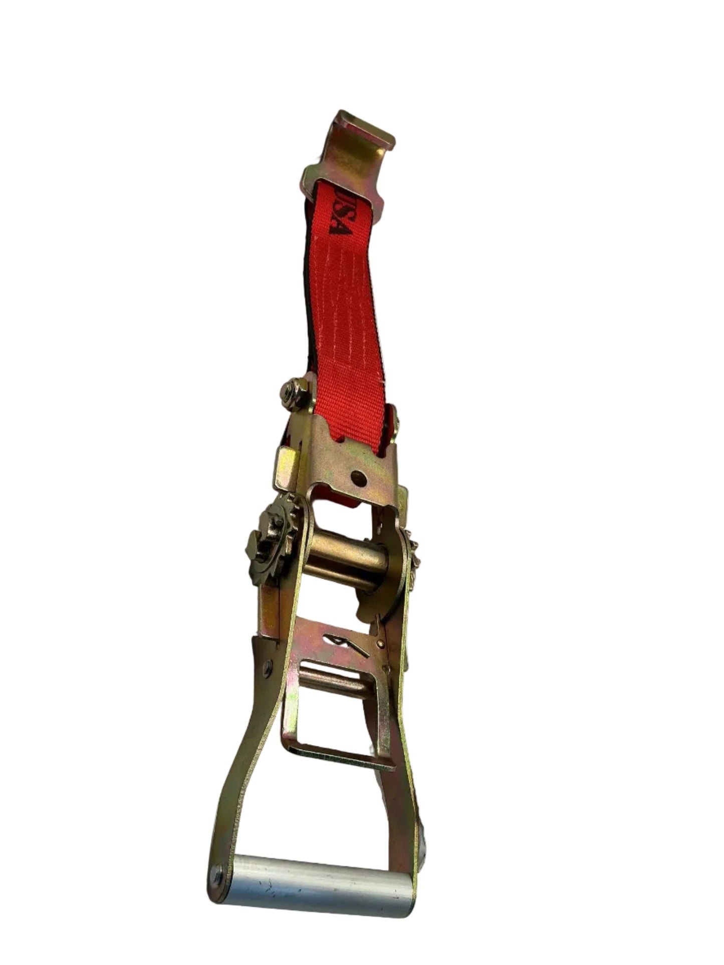 2" RATCHET STRAP WITH FLAT HOOK 10k ON RED