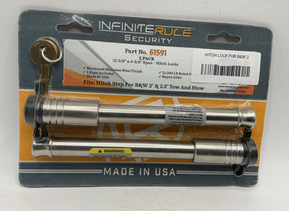 HITCH LOCK FOR B&W 2 IN/2.5 IN TOW AND STOW - FITS HITCH STEP ONLY