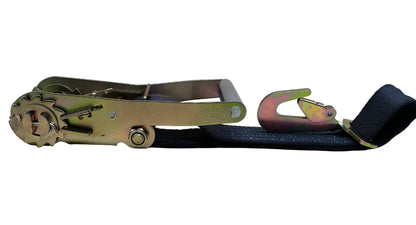 2"X3' SpinFree Ratchet Fixed End  w/TSH (BLACK WEB)