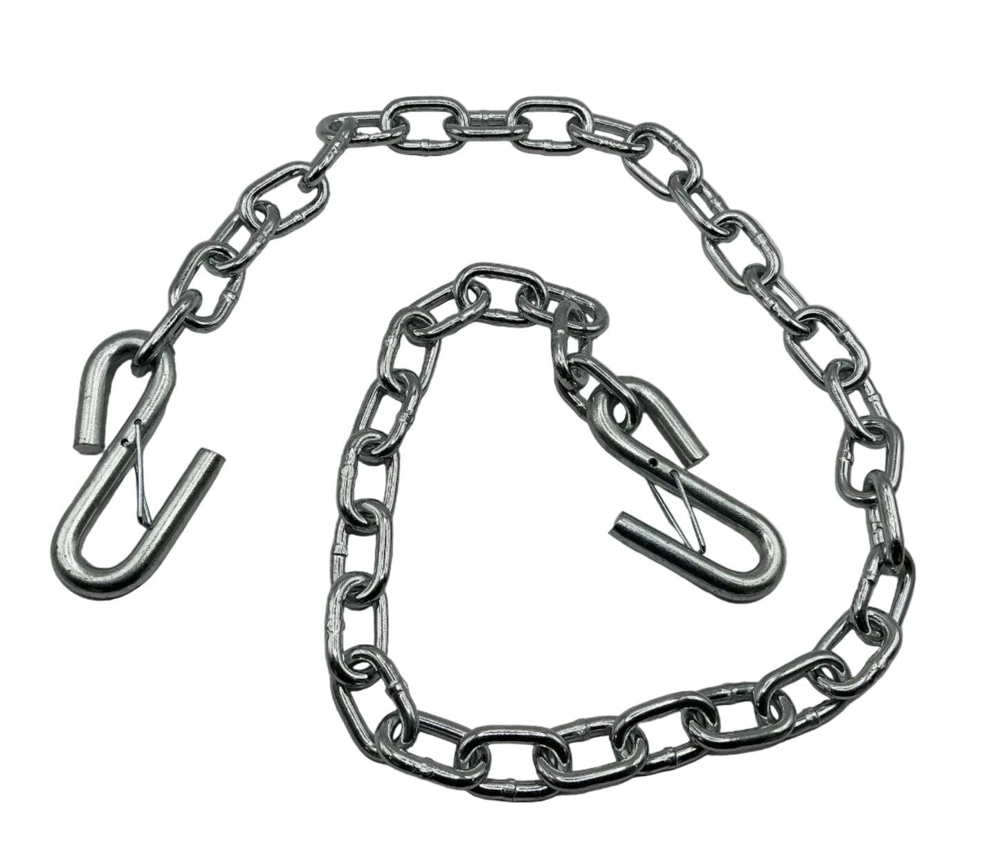 1/4" X 48" SAFETY CHAIN W/ 2 7/16" S-HOOKS