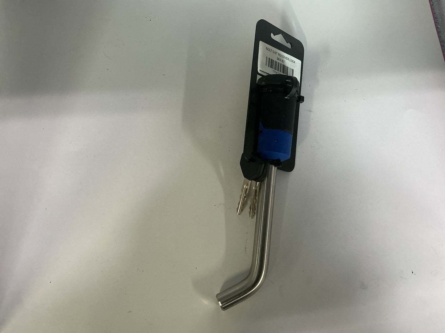 BOLT 5/8" RECEIVER LOCK W/KEY