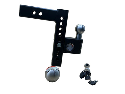 (WSF)AERO HITCH 8IN DROP HITCH WITH 2IN SHANK 12.5K BLACK