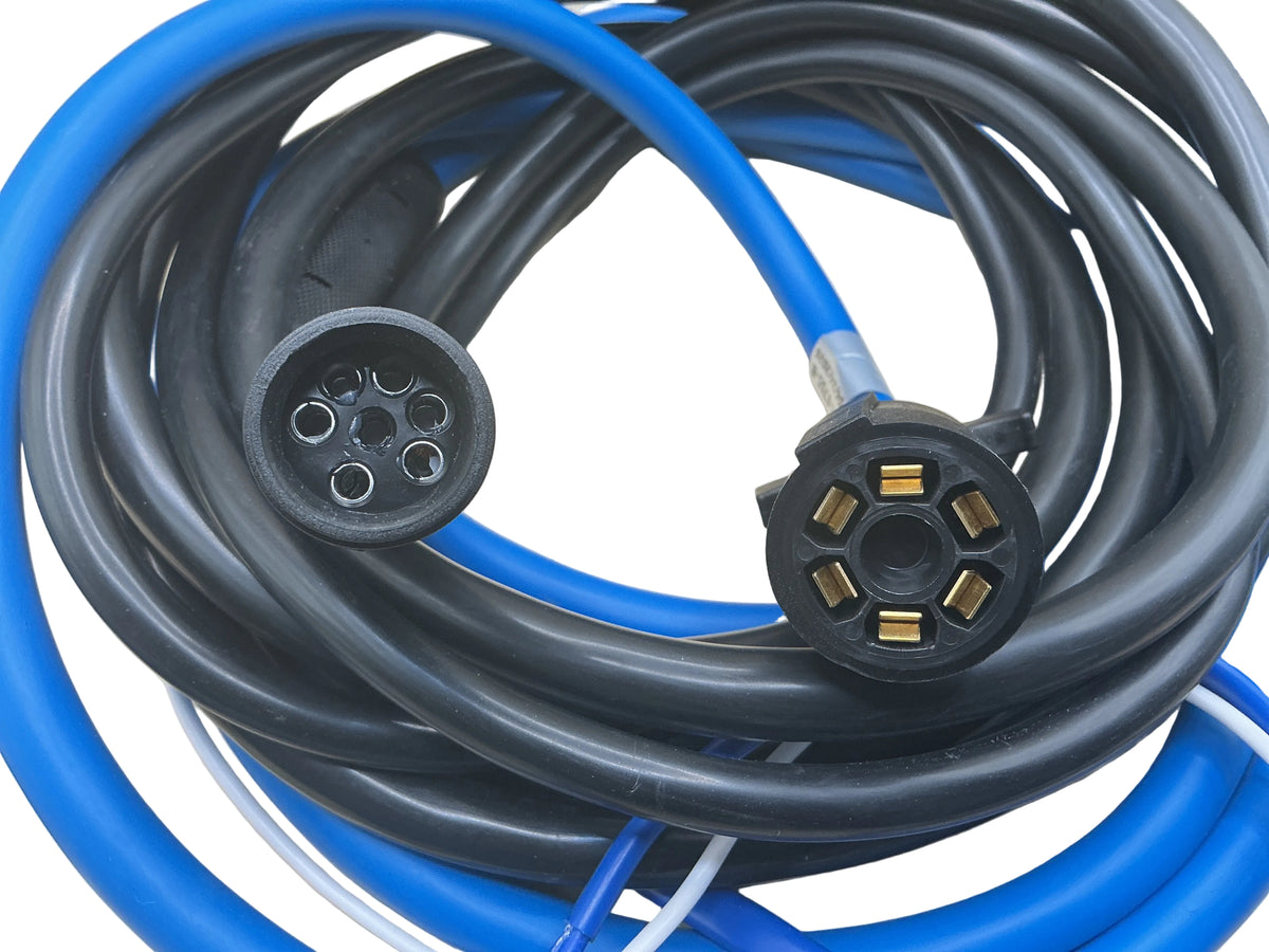 GN 7-WAY HARNESS DUMP FRONT BLUE  -40`C -40`F