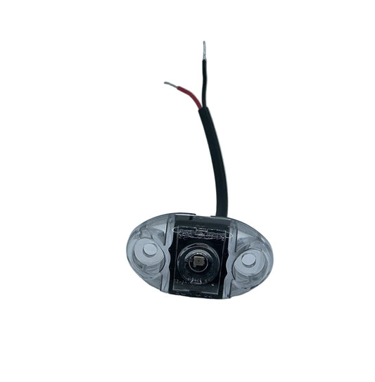 LED 2" OVAL RED SIDEMARKER, SURFSCE MNT