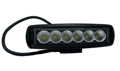 6"LED Light Bar 18w flood 2,880 lumens