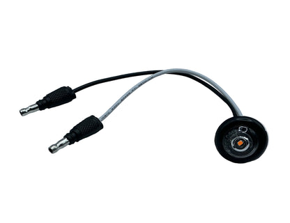 3/4" LED Bullet Light Clear Amber