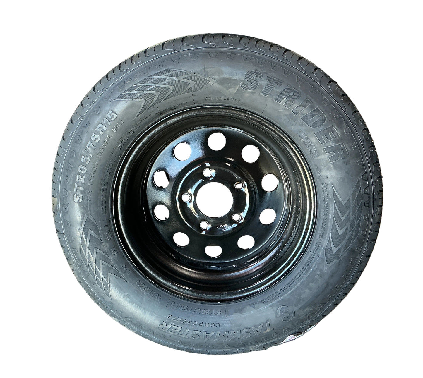 STRIDER BLACK MOD 205/75 R15 8PLY 15X5 5ON5