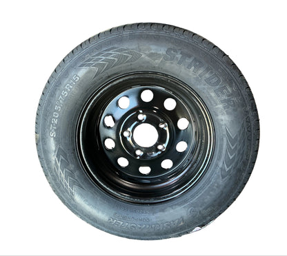 STRIDER BLACK MOD 205/75 R15 8PLY 15X5 5ON5