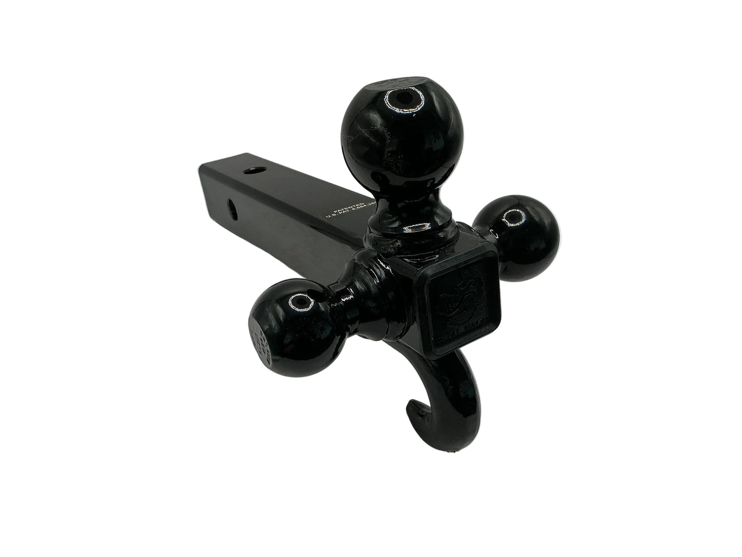 TRI BALL MOUNT WITH HOOK 2IN SHANK