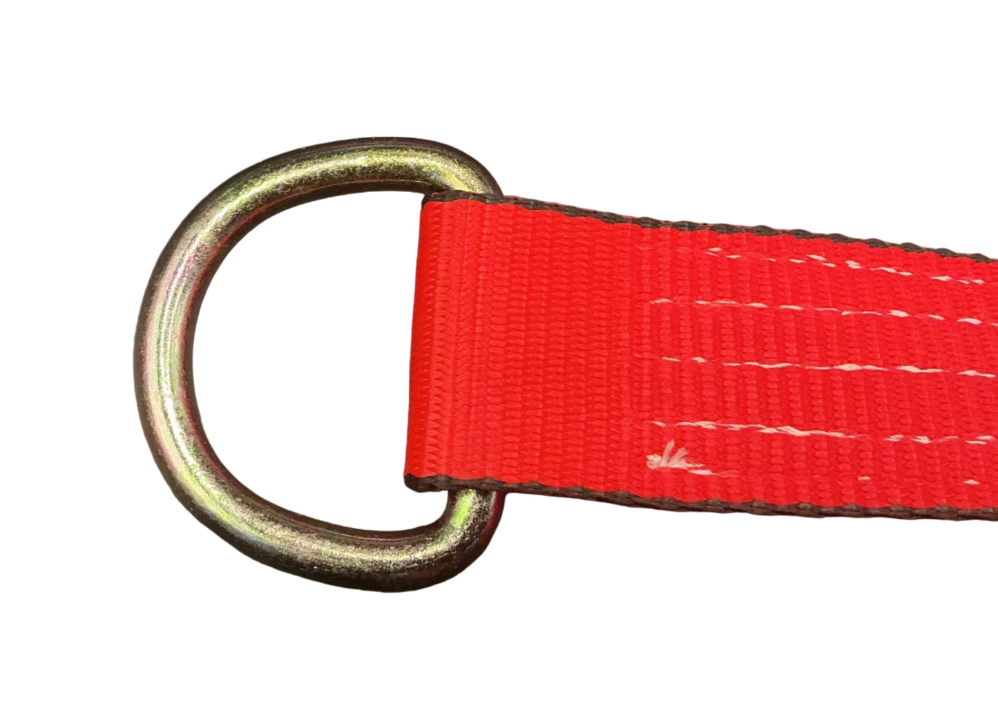 2"x12' Strap w/Round ed D-Ring (RED)