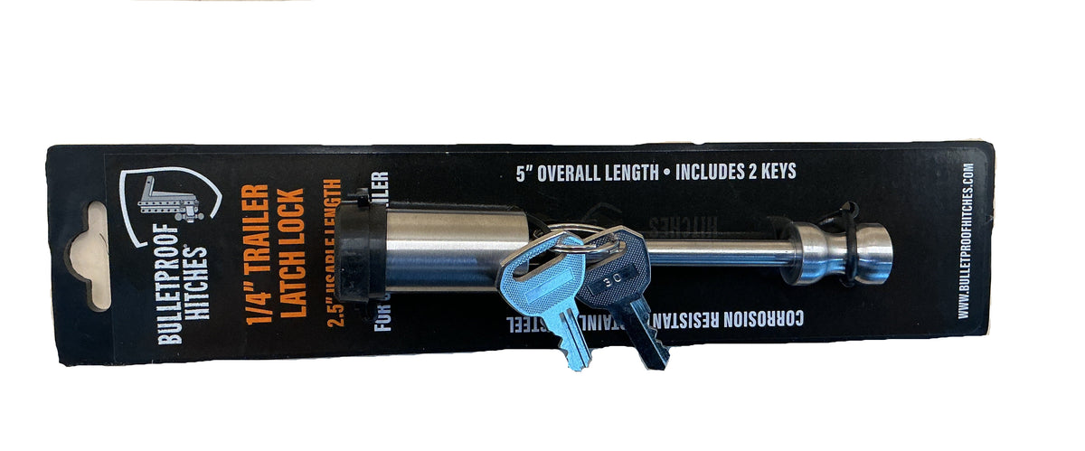 BulletPROOF 1/4" tRAILER lATCH Lock