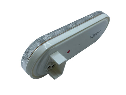 OVAL LED LIGHT CLEAR RED 6"