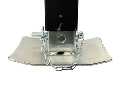 8K JACK DROP LEG WELD ON  TOP WIND RAM
