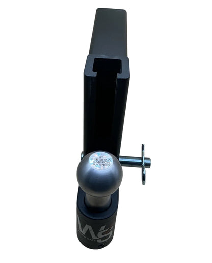 (WSF)AERO HITCH 8IN DROP HITCH WITH 2IN SHANK 12.5K BLACK