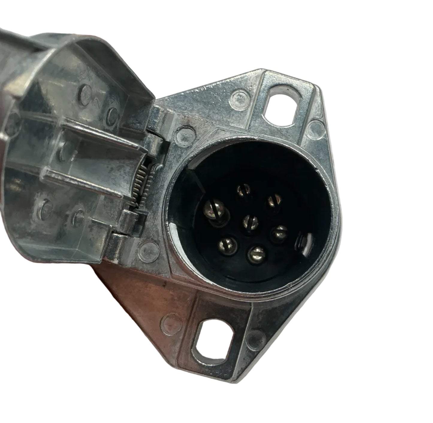 7 POLE ROUND PIN DIE CAST PLUG TRUCK END