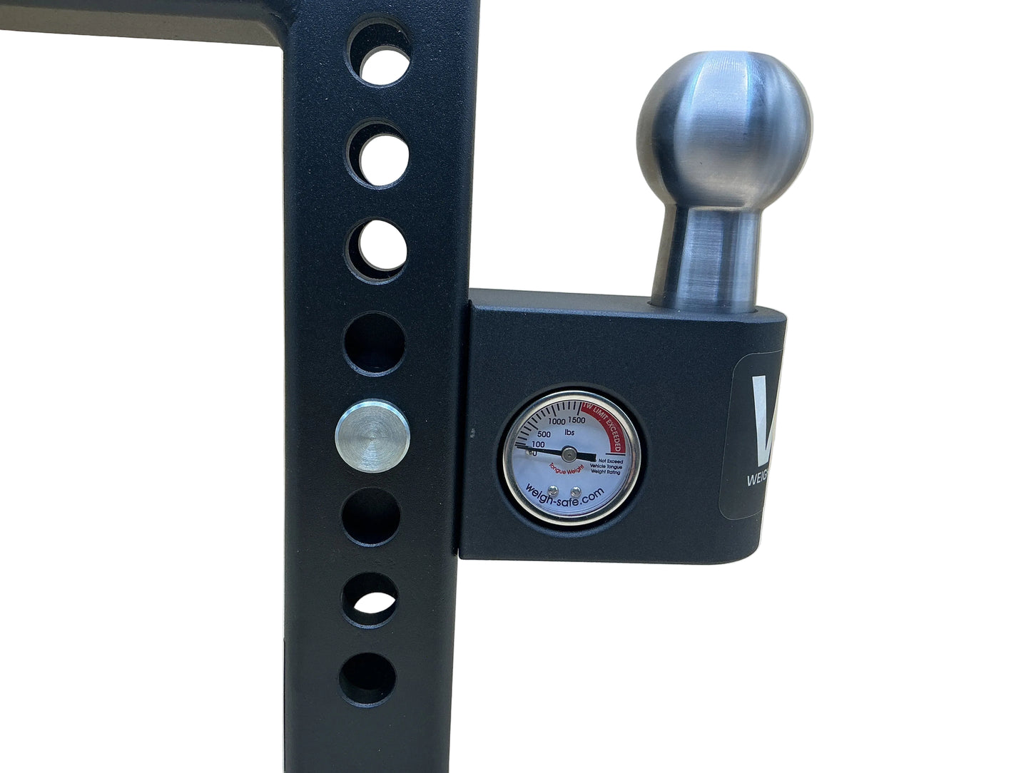 (WSF)AERO HITCH 8IN DROP HITCH WITH 2IN SHANK 12.5K BLACK