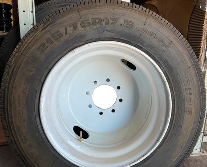 WHITE DUAL HD  215/75 R17.5 18 PLY W/RANIER TIRE