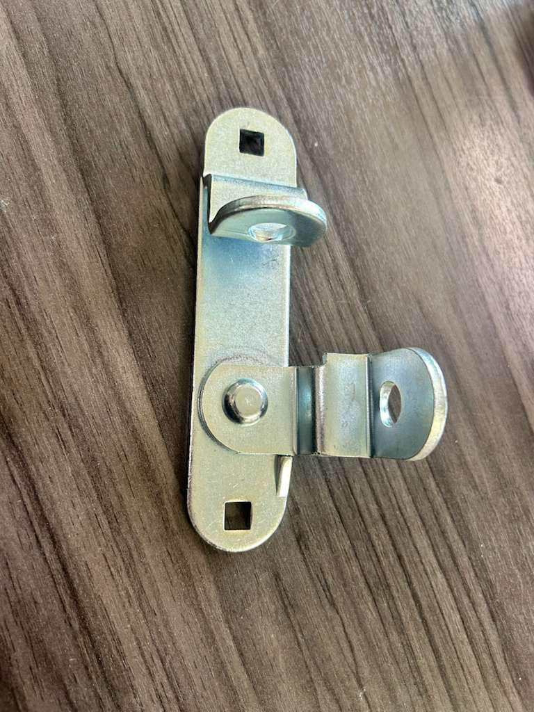 DOOR LATCH, 1-PC REPL HASP FOR BARLOCK