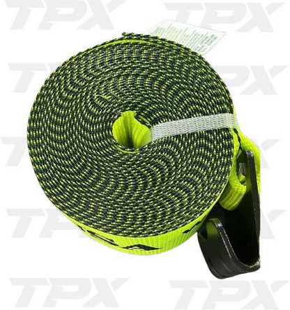 4"x30' WINCH STRAP WITH FLAT HOOK