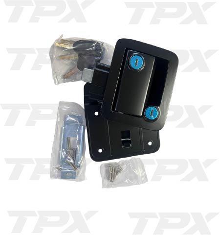 RV DOOR HANDLER LOCK BLACK