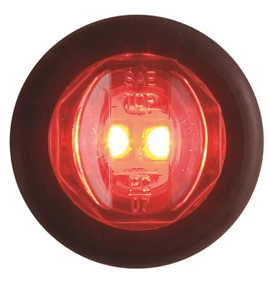 LET, RED 3/4 MKR/CLR GROMMET MNT