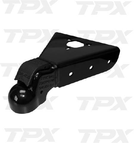 BLACK 2 BALL A-FRAME COUPLER 10K CAST EZ LATCH