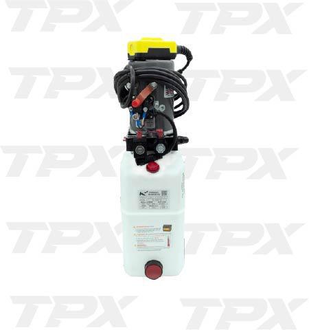 KTI 4-function Hydraulic Pump with 6qt reservoir