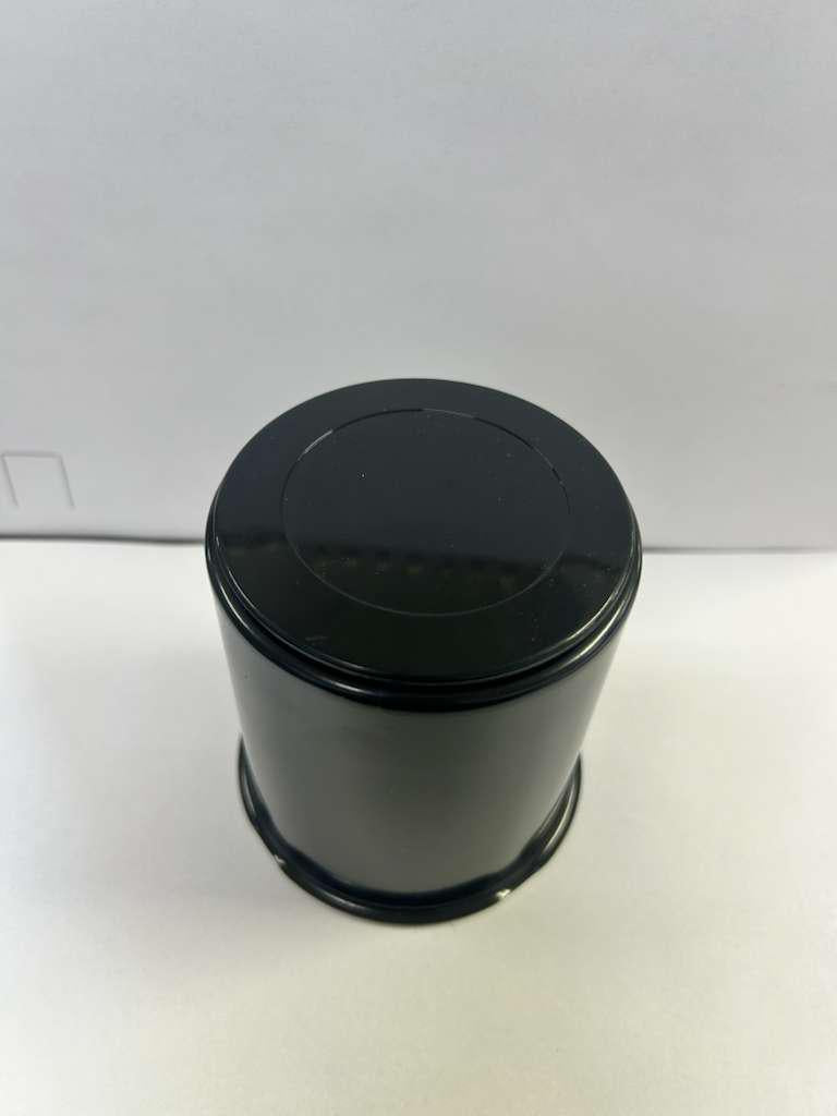 AMER CHROME CAP GLOSS BLACK W/BLACK CAP
