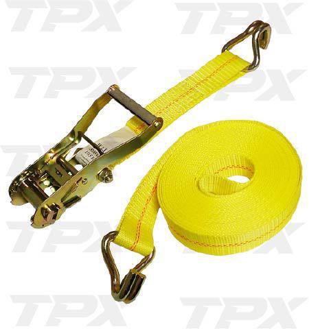 STRAP RATCHET W CLAW HOOK 2"X16'