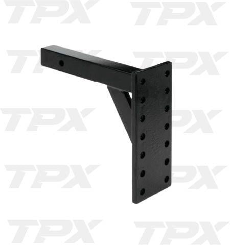 12-1/2" Adjustable Pintle Mount Plate with 2" Shank 10K P122