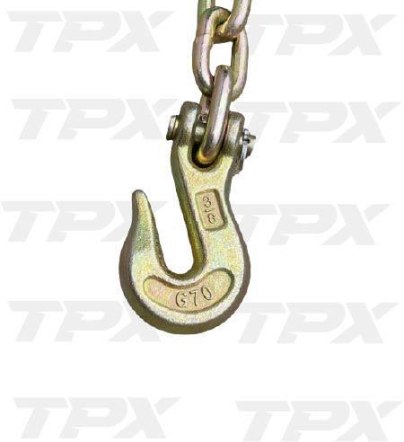 3/8 X 20´ Grade 70 Chain with Grab Hooks