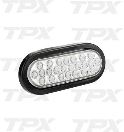 CLEAR 6"OVAL BACKUP LIGHT