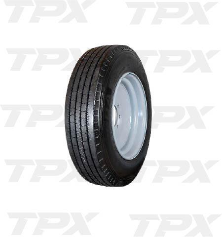 GRAY DUAL 17-1/2" W/ 235/75 18 PLY W/RAINIER TIRE