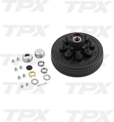PRE-GREASED BOXED HUB& DRUM KIT FOR 7K 865 W/SP N HDWR