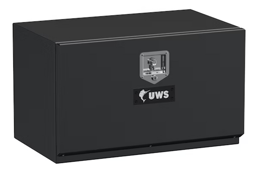 15x13x30 INCH BLACK STEEL UNDERBODY TRUCK BOX