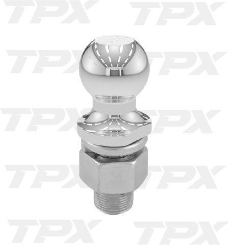 Ball 2” x 1” x 2-1/8” 10K Chrome